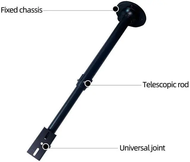 Alt view image 5 of 5 - Maximize Your 3D Hologram Fan Experience with Our Easy-to-Install Hanging Bracket - Fits 12.6 to 33.5 Inch Screens - Aluminum Construction