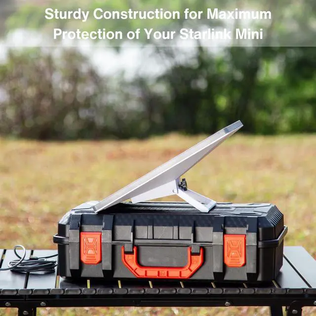 Alt view image 5 of 5 - Steinwhale Storage Case for Starlink Mini, Protective Hard Case with EVA Padding for Starlink Mini, Router, Cables & Accessories, Portable, Durable and Lightweight