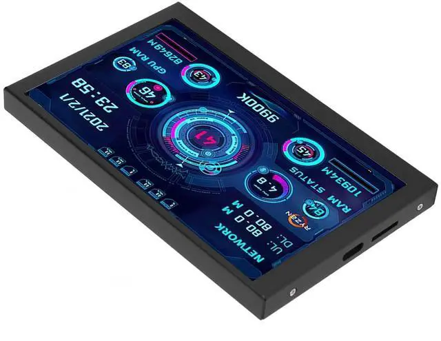 Alt view image 2 of 5 - Yosoo Health Gear IPS Monitor, PC CPU Data Monitor, 5 Inch Computer Temp Monitor PC CPU GPU RAM Data Monitor for AIDA64 Temperature Display