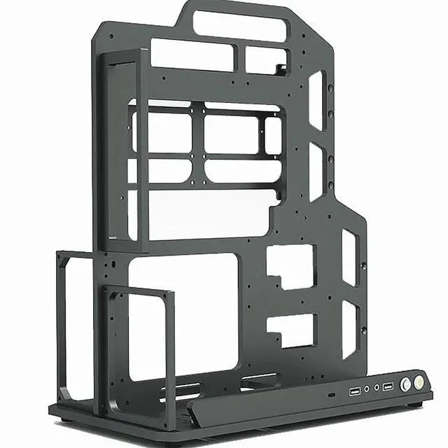 Main image of PC Test Bench Open Air Computer Frame Case Aluminum Frame Chassis Rack DIY Computer Motherboard Case Rack Support ITX/MATX/ATX Motherboard Models Portable ATX Chassis Bracket