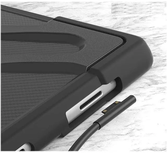 Alt view image 5 of 5 - SaharaCase Raider Series Hand Strap Case for Microsoft Surface Pro 9, Pro 10, and Pro 11th Edition, Scorpion Black (TB00172)