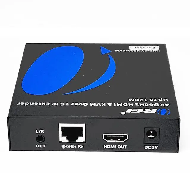 Main image of OREI Extra Receiver Only for UHD-EXM500-KVM 4K KVM HDMI Extender Over IP CAT6 4K@60Hz One to Many Upto 330 Feet, 2 USB 1.1 Loop Out - Send to Multiple Locaiton Over 1G Switch (UHD-EXM500-KVM-RX)
