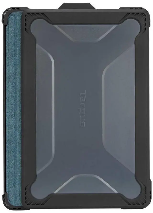 Main image of Targus SafePort Rugged Microsoft Surface Go 2 and Surface Go Case Cover with Hands Free Kickstand, Military Grade Drop-Safe Protection, Stylus Holder, Secure Closure, Gray (THD491GL) Black