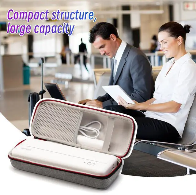 Alt view image 3 of 5 - iDPRT MT890 Portable Wireless Printer with Case- with Thermal A4 Paper, Bluetooth Inkless Printer for Travel/Home