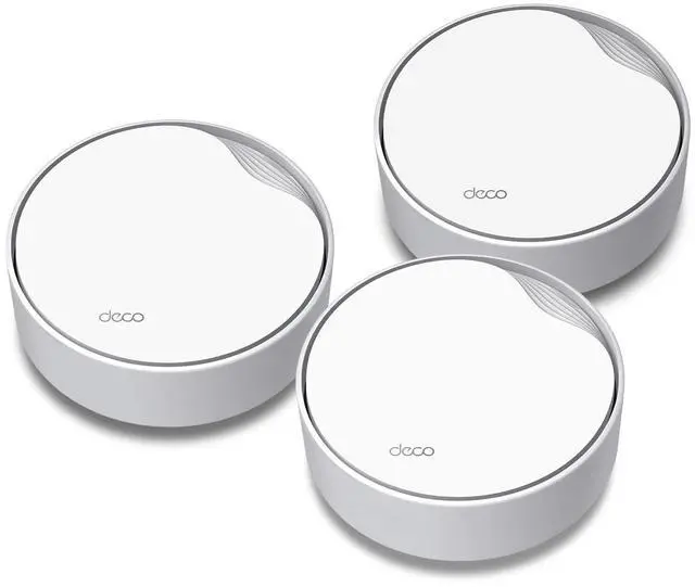Main image of TP-Link Deco AX3000 PoE Mesh WiFi(Deco X50-PoE), Ceiling/Wall-Mountable WiFi 6 Mesh, Replacing WiFi Router, Access Point and Range Extender, PoE-Powered, 2 PoE Ports(1 x 2.5G, 1 x Gigabit), 3-Pack