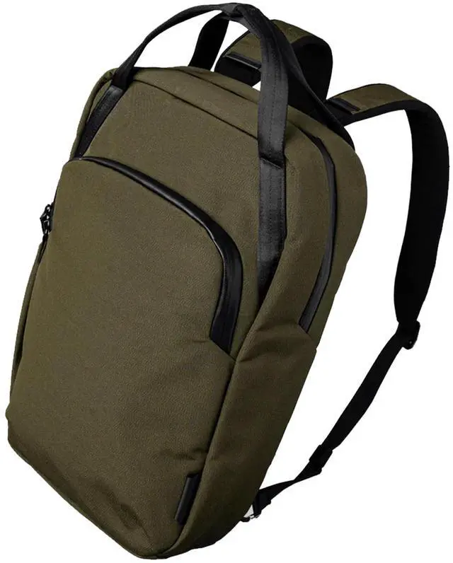 Main image of ALPAKA Bravo Totepack Axoflux Green 300D - Convertible Tote and Backpack For Men and Women -13 Liters, Fits a 16-Inch Macbook Pro - Weatherproof Fabric Helps Ensure Optimal Protection