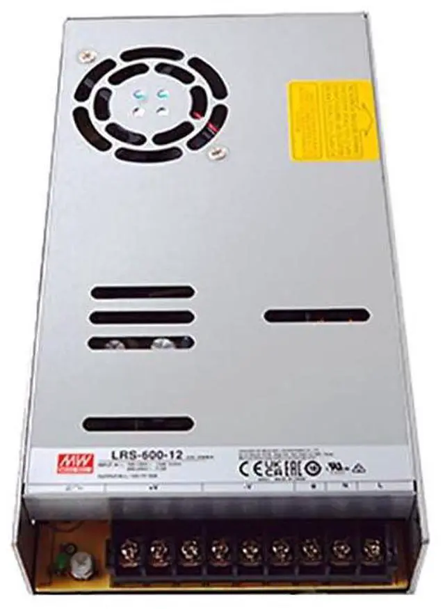 Alt view image 5 of 5 - Mean Well LRS-600-12 600W 12V AC-DC Single Output Switching Power Supply - Industrial Grade, High Efficiency for Automation, Robotics, CNC, Packaging Machinery