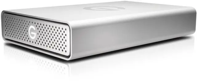 Alt view image 3 of 5 - G-Technology 4TB G-DRIVE USB 3.0 Desktop External Hard Drive, Silver - Compact, High-Performance Storage - 0G03594-1