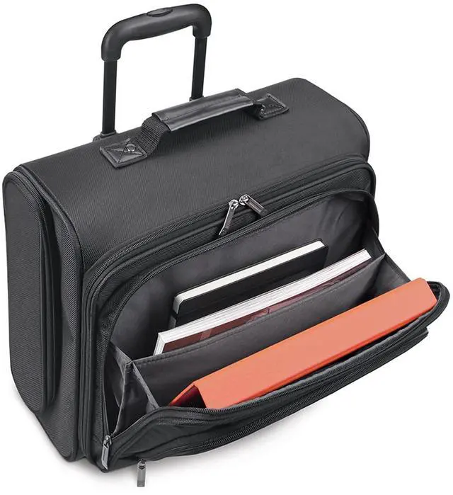 Alt view image 4 of 5 - Solo New York Columbus 15.6-Inch Laptop Rolling Overnighter Case, Removable Sleeve, Black, B64