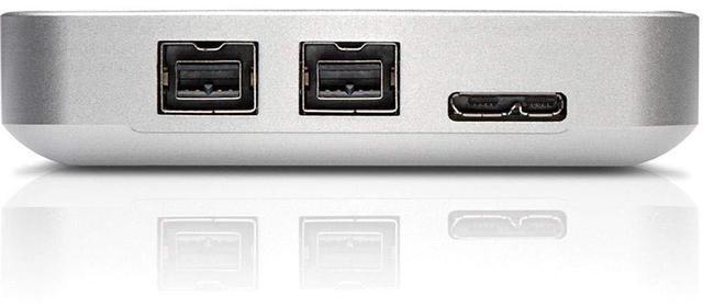 Alt view image 2 of 3 - G-Technology G-DRIVE mobile 1TB Portable FireWire and USB 3.0 Drive for Time-Machine (Silver) (0G02391)