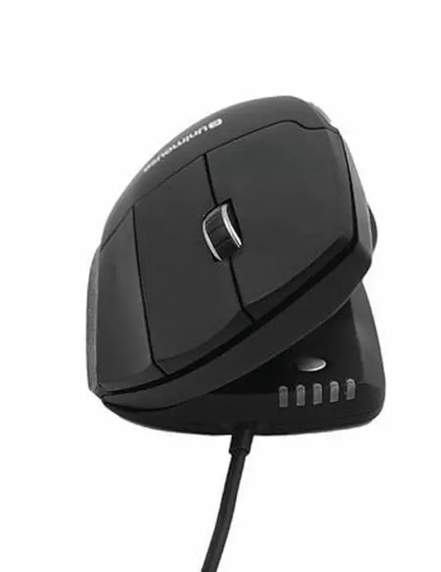 Main image of Contour Design Unimouse Eco Right-Hand Wired Ergonomic Vertical Gaming Mouse, Fully Adjustable USB Plug-in for Laptop & Desktop, Mac & PC Compatible