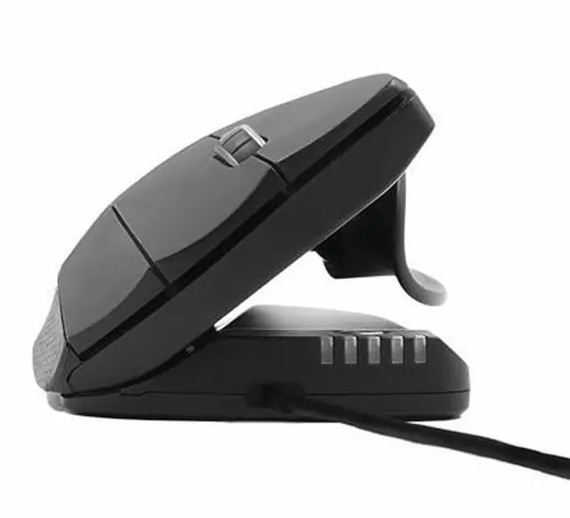 Alt view image 2 of 5 - Contour Design Unimouse Eco Right-Hand Wired Ergonomic Vertical Gaming Mouse, Fully Adjustable USB Plug-in for Laptop & Desktop, Mac & PC Compatible