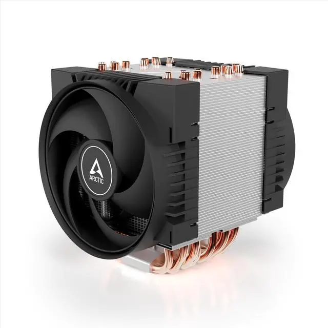 Main image of ARCTIC Freezer 4U-SP5 - Server CPU Cooler for AMD SP5, 4U & UP, AMD EPYC, 2 x 120mm Fan, 300-3300RPM, 4-Pin PWM Connector, 10 Heatpipes, LGA6096
