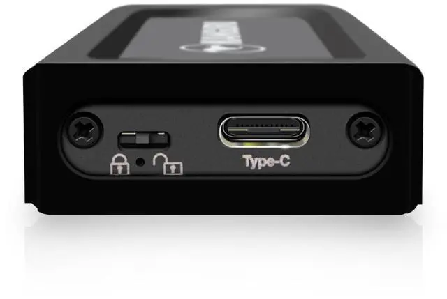 Alt view image 3 of 3 - Kanguru UltraLock 1 TB USB-C M.2 NVMe - Portable External Solid State Drive - SuperSpeed+ USB 3.1 Gen 2