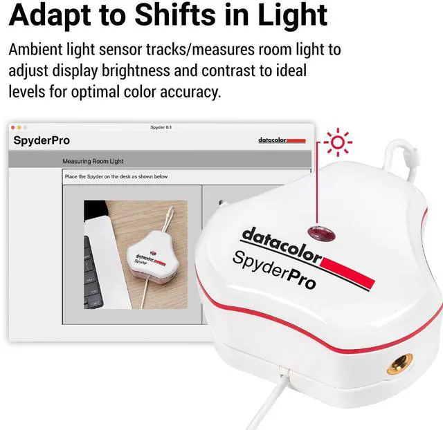 Alt view image 4 of 5 - 2024 Version Datacolor SpyderPro Monitor Calibration Tool: Ensures Accurate Color When Viewing and Editing Photos & Videos