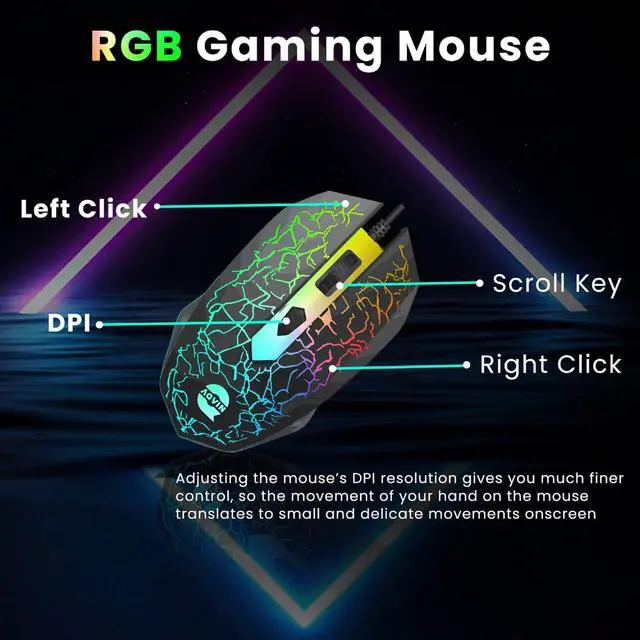 Alt view image 3 of 4 - AQVIN NEON Gaming PC - AMD Ryzen 7 Processor up to 4.1 GHz, 16GB DDR4 RAM, 512GB SSD, AMD Radeon RX 580 8GB, WiFi, Windows 11 Pro