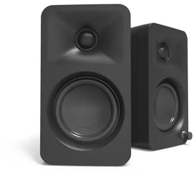 Main image of Kanto ORAMB 100W Powered Reference Desktop Computer Speakers with Bluetooth 5.0 and USB-C Input | Bi-Amplified | 100 Hz Automatic Crossover | Reference Quality Sound | Pair | Black