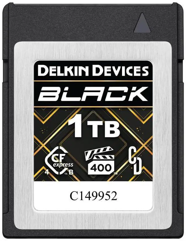 Main image of Delkin Devices Black 1TB CFexpress(tm) Type B 4.0 VPG400 Memory Card - High-Speed Performance for Professional Photography & Videography (1TB)