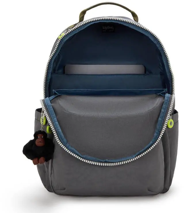 Alt view image 3 of 5 - Kipling Women's Seoul 15" Laptop Backpack, Durable, Roomy with Padded Shoulder Straps, Built-In Protective Sleeve