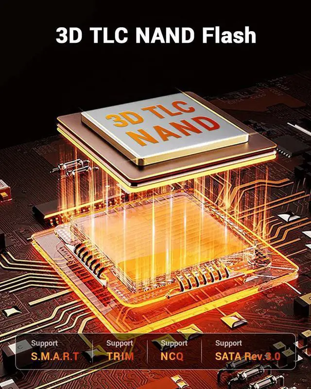 Alt view image 5 of 5 - OM600 mSATA SSD 1TB SATA Rev.3.0, 540MB/s Read, 500MB/s Write, 3D TLC NAND Flash, Compact Design, Trim, NCQ, S.M.A.R.T Compatible with Desktop, All in One, Server, POS Machine, Laptop