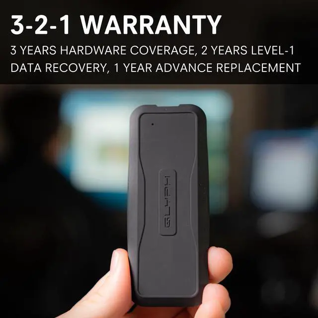Alt view image 5 of 5 - Glyph Atom EV SSD, USB-C (3.2, Gen 2), USB 3.0, Compatible with Thunderbolt 3 (4TB)
