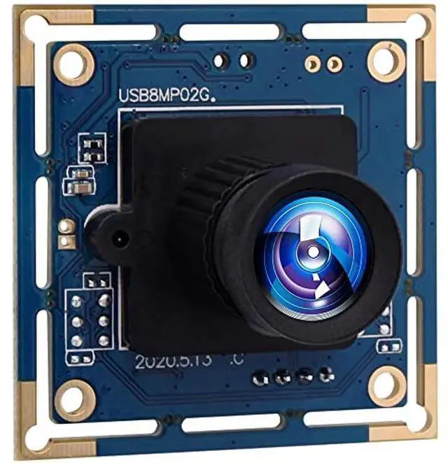 Main image of ALPCAM USB Camera Module 8MP No Distortion 75 Degree Lens USB Camera Full HD 2448P Webcam,UVC Compliant Web Camera for Windows/Linux/Mac,Embedded USB Camera for Industrial,Robot,3D Printer Camera