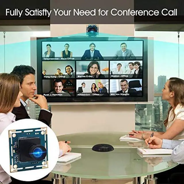 Alt view image 3 of 5 - ALPCAM USB Camera Module 8MP No Distortion 75 Degree Lens USB Camera Full HD 2448P Webcam,UVC Compliant Web Camera for Windows/Linux/Mac,Embedded USB Camera for Industrial,Robot,3D Printer Camera