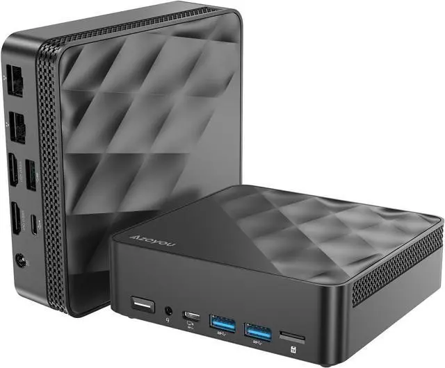 Main image of Mini PC 16GB DDR4 RAM 1TB M.2 SSD, Intel 12th Gen Alder Lake- N100(up to 3.4GHz), Desktop Computer Support 4K Dual Display/USB3.2/Type C/WiFi 6/BT5.2/Gigabit Ethernet for Home/Office (16G+1T)
