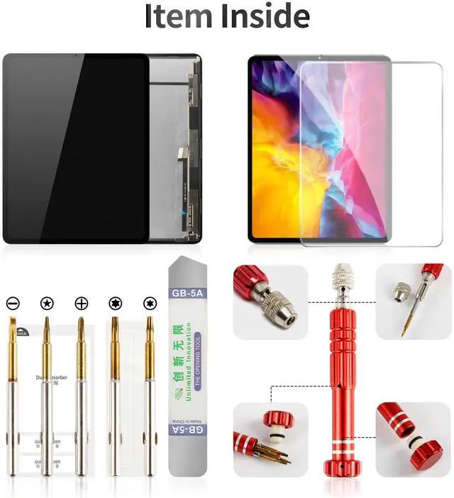 Alt view image 5 of 5 - for iPad Mini 5 Screen Replacement for iPad Mini 5 LCD A2126 for iPad Mini 5 Digitizer Display Screen Touch Assembly Repair Kits A2133 A2124 A2125 Black