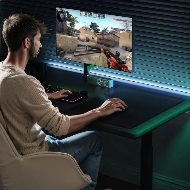Alt view image 5 of 5 - DAWNTREES Glass Gaming Mouse Pad,Accurate and Fast Mouse Tracking,Tempered Glass,Anti-Slip Rubber Base,Large Mouse Mat for Gamer, Office & Home,XXL 19.69"x15.75" Black