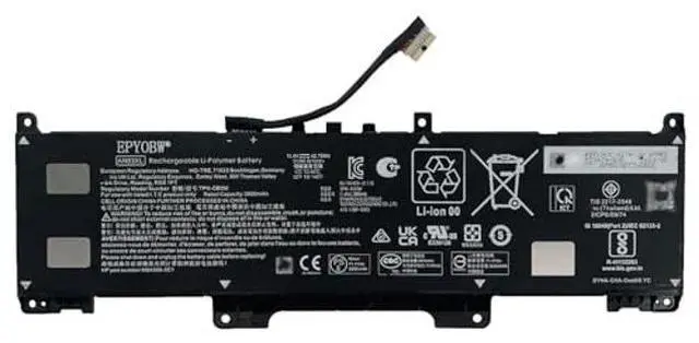 Main image of EPYOBW AN03XL Laptop Battery 42.75Wh 3600mAh 11.4V Compatible with HP Pro x360 Fortis 11 G9 inch G9 Notebook PC 48B40AV 48B41AV 48B45AV Series AN03042XL TPN-DB0M M73474-005 M64308-2C1
