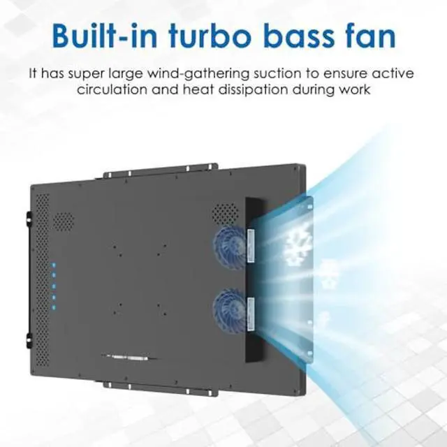 Alt view image 2 of 5 - 21.5 Inch Open Frame LCD Display Touch Screen Monitor HDMI VGA DVI Inputs 1000 Nits for Outdoor Kiosk