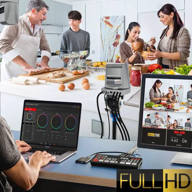 Alt view image 2 of 5 - Hsility PTZ Camera 1080P 60fps 30x 3G-SDI HDMI Live Streaming Camera for Church Worship Events School Hospital Conference Broadcast