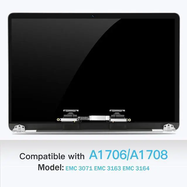 Alt view image 2 of 5 - Replacement Screen 13.3" for MacBook Pro 13-inch Retina Model: A1706 A1708 Late 2016 Mid 2017 EMC 3071 EMC 3163 EMC 3164 Full LCD LED Screen Assembly Display (A1706 A1708(Silver))