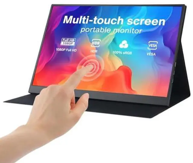 Main image of JYXCN Laptop Screen Extender 14 inch, 1080P IPS Touch Monitor for Laptop with Protect Cover, Type-C/HDMI/USB-A Plug & Play Suitable for Mac, Wins, Android, Dex (14'' 1080P)