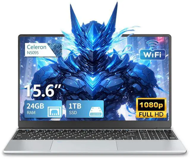 Gaming Laptop N5095, 15.6 Inch Laptop Computer, Laptops 24GB
