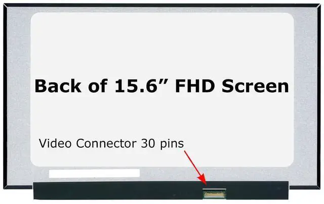 Alt view image 2 of 5 - SCREENARAMA New Screen Replacement for Gateway GWNR71539-BK (Matte) 30pin FHD 1920x1080 IPS LCD LED Display with Tools and Tape
