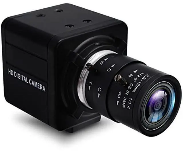 Main image of SVPRO 2.8-12mm Manual Zoom Lens 1080P Full HD Webcam Wide Angle Portable PC Computer USB Camera for Streaming with CMOS OV2710 Sensor for Windows,Android,Linux, MAC OS,1/4 Inches Screw Mount