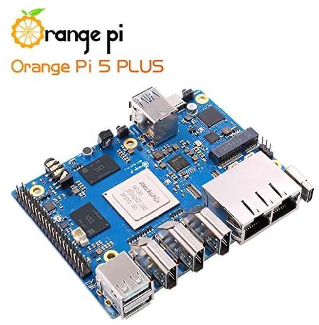 Alt view image 5 of 5 - Orange Pi 5 Plus 8GB Rockchip RK3588 8 Core 64 Bit Single Board Computer, 2.4GHz Frequency Open Source Development Board Run Orange Pi OS, Android, Debian, Ubuntu (Pi 5 Plus 8G+5V4A TC Supply)