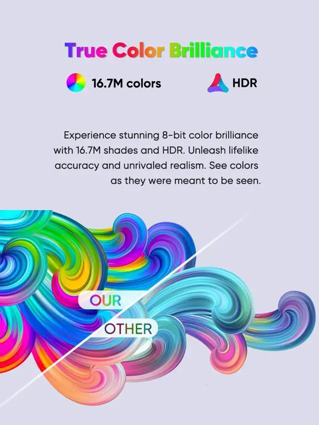 Alt view image 3 of 5 - sibolan 18.5'' Full HD Portable Monitor with Smart Cover & HDR, USB-C and HDMI Connectivity - Ideal for Laptop, PC, Phone, Mac, Gaming, and Travel