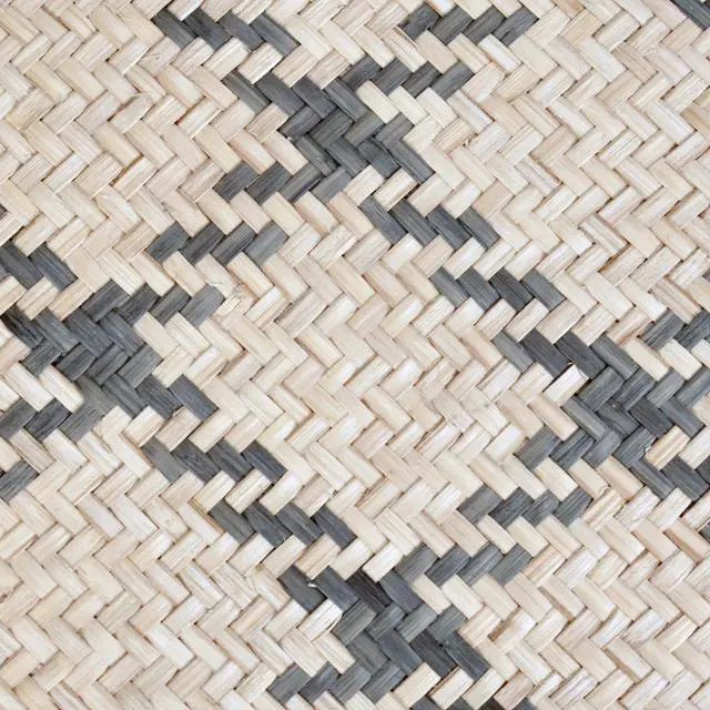 Alt view image 3 of 5 - Tanoti Handwoven Rattan Laptop Sleeve - Perfect for Tablets, Letters and Documents (Design B)