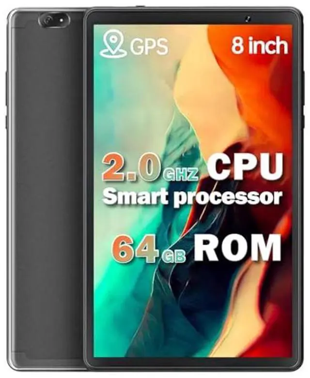 Main image of Topsand Latest Android 13 Tablet, 8 Inch Tablet Quad-Core 2.0 GHz Processor with 64GB Storage, 1TB Expandable, Dual Auto Focus Camera with Face ID Unlock, GPS, Parental Control, 2.4G & 5G WiFi