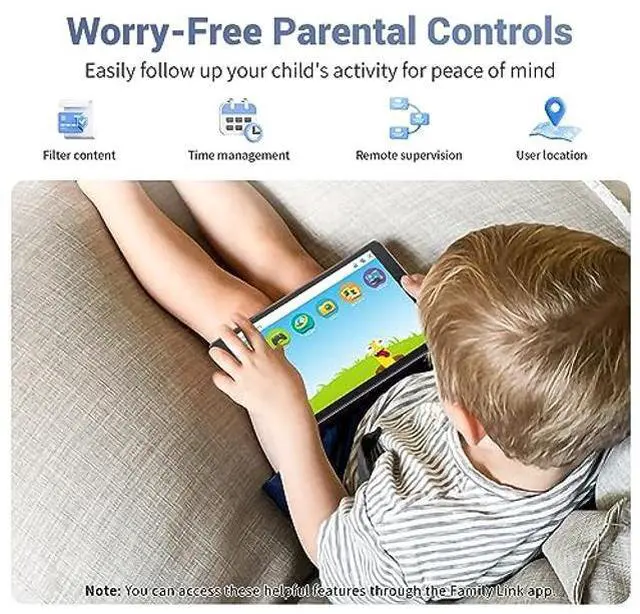 Alt view image 5 of 5 - Topsand Latest Android 13 Tablet, 8 Inch Tablet Quad-Core 2.0 GHz Processor with 64GB Storage, 1TB Expandable, Dual Auto Focus Camera with Face ID Unlock, GPS, Parental Control, 2.4G & 5G WiFi