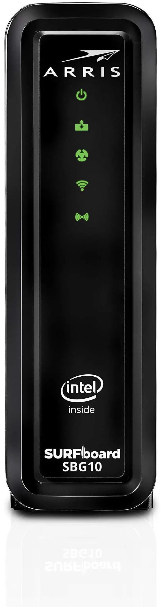 Main image of ARRIS (SBG10) - Cable Modem Router Combo - Fast DOCSIS 3.0 16 x 4 Gigabit & AC1600 WiFi, for Comcast Xfinity, Cox, Spectrum, 400 Mbps Max Internet Speeds