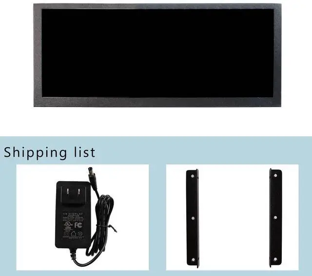 Alt view image 5 of 5 - VSDISPLAY 12.3 Inch Android11 LCD Monitor 1920x720 IPS Stretched Bar LCD Supports USB Autocopy Autoplay Video Output Secondary Display