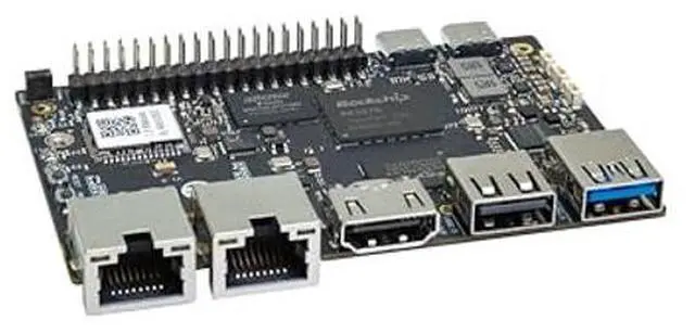 Alt view image 3 of 5 - Banana Pi BPI-M5 Pro 8GB LPDDR4x Single Board Computer, Octa-core RK3576 CPU Mali G52 GPU 6TOPs NPU, with 2xGbE Ethernet Slot for AI IoT Enhancements, ARM PCs and Edge Computing Devices (8+64GB SET1)