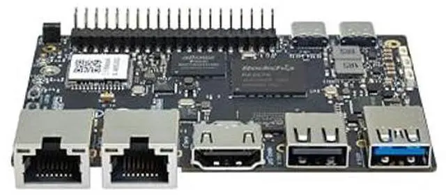 Alt view image 4 of 5 - Banana Pi BPI-M5 Pro 8GB LPDDR4x Single Board Computer, Octa-core RK3576 CPU Mali G52 GPU 6TOPs NPU, with 2xGbE Ethernet Slot for AI IoT Enhancements, ARM PCs and Edge Computing Devices (8+64GB SET1)