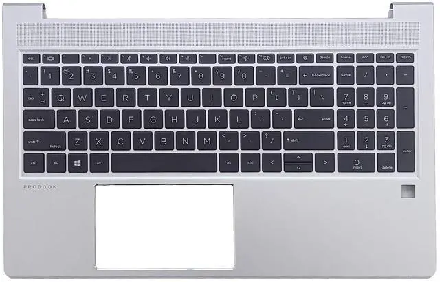 Main image of Wzqrps New Replacement for HP Probook 450 G9 455 G9 Laptop Upper Case Palmrest Non-Backlit Keyboard Assembly Part N01933-001 N01934-001 Silver (Probook 450 455 G9 Non-Backlit Keyboard)