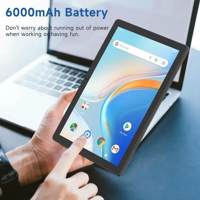 Alt view image 2 of 5 - 2 in 1 10GB+64GB Tablet 10.1 inch Android 14 Tablet Set Tablets with Keyboard Case wireless Mouse Stylus Screen Flim 10.1 IN 1280*800 HD Touch Screen 8MP Dual Camera Games Tab Wi-Fi BT Tableta PC