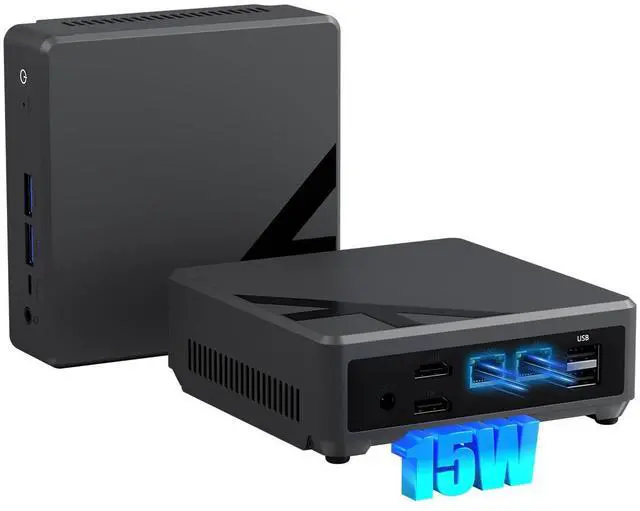 Main image of YCTipc Mini PC, KN10 Small Computer with 16GB DDR4 RAM, 512GB PCIe 3.0 SSD, 4C/4T up to 3.4GHz, Triple Display, Dual Gigabit Ethernet, Home Theater, Streaming, and Business Use